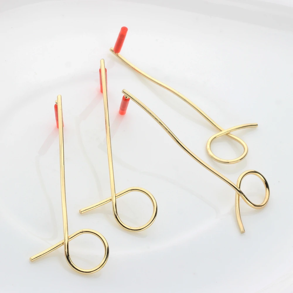 

Zinc Alloy Geometric Exaggerated Line Base Earrings Linkers 6pcs/lot For DIY Fashion Earrings Jewelry Accessories