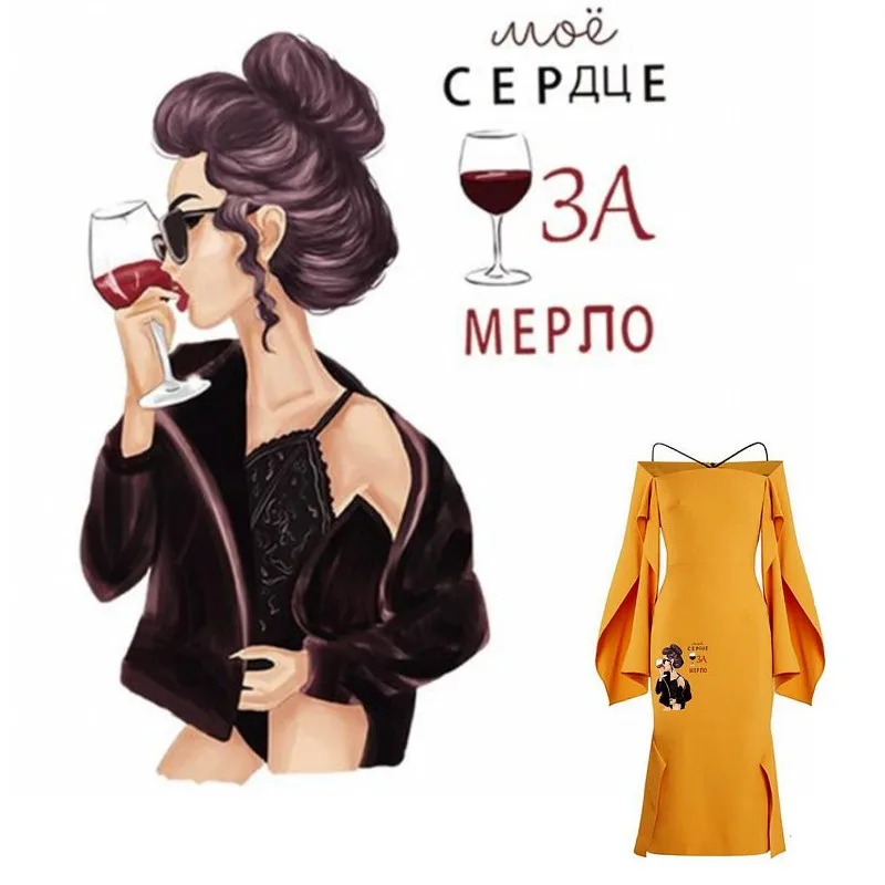 Модные русские красивые нашивки для девочек с утюгом самостоятельного