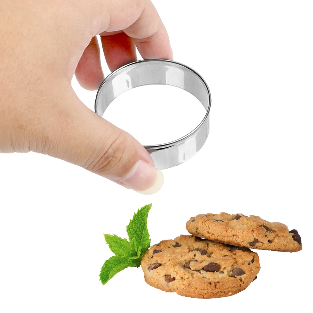 

3pcs/set Cutter Maker Tool Round Dumplings Wrappers Molds Set Stainless Steel Cookie Pastry Wrapper Dough Cutting Tool