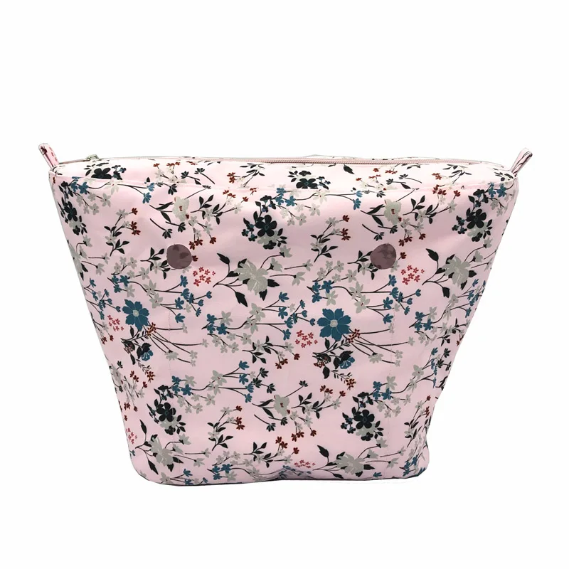 Внутренний карман для классической мини сумки в пасторальном стиле с цветочным