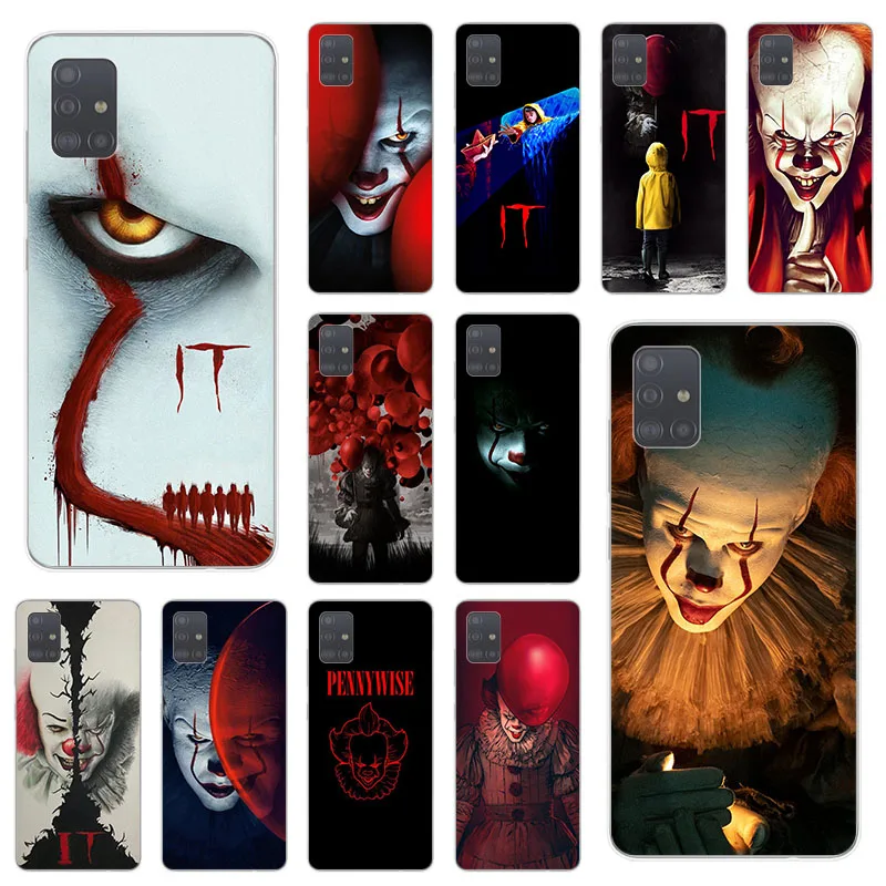 

Clown Horror IT Movie Soft TPU Phone Case For Samsung A31 A41 A51 A22 A42 A21S A22 A72 A52 A71 A11 A50 A70 A20 A32 A40 A12 Cover