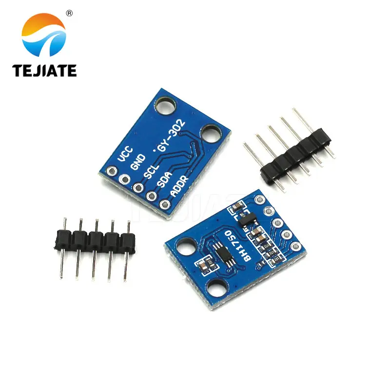 1PCS GY-302 BH1750 Light intensity + illuminance Sensor Module Sensitive induction Modular Unit | Электронные компоненты и