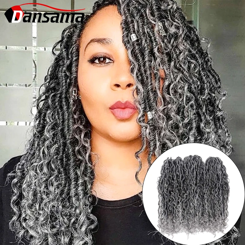 

Dansama DistressLocs хип-хоп дреды волосы кроше для наращивания натуральных искусственный вьющиеся Синтетические накладки, на крючках, косички, синт...