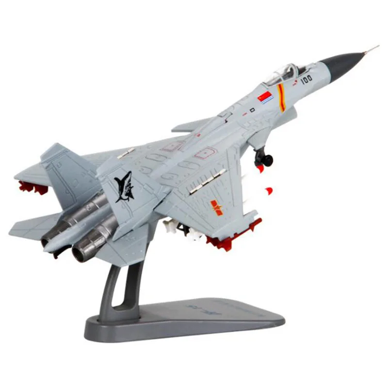 1/100 весы темно синяя армейская китайская J 15 аналогичная Россия Су 33 Боевая модель