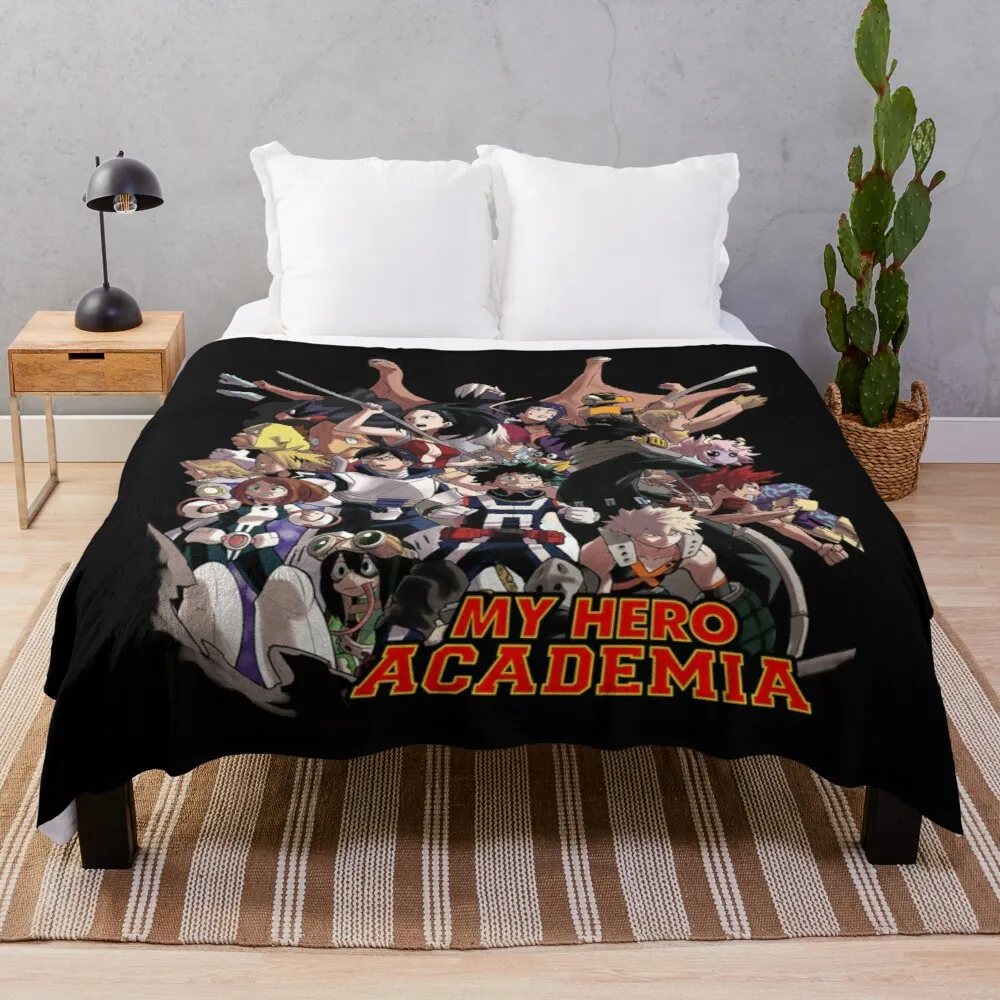 

My Hero Academia Class 1A Soft Flannel Sherpa Sherpa Summer Covering Blanket Throw for adult Children Kids on Bed Sofa Couch