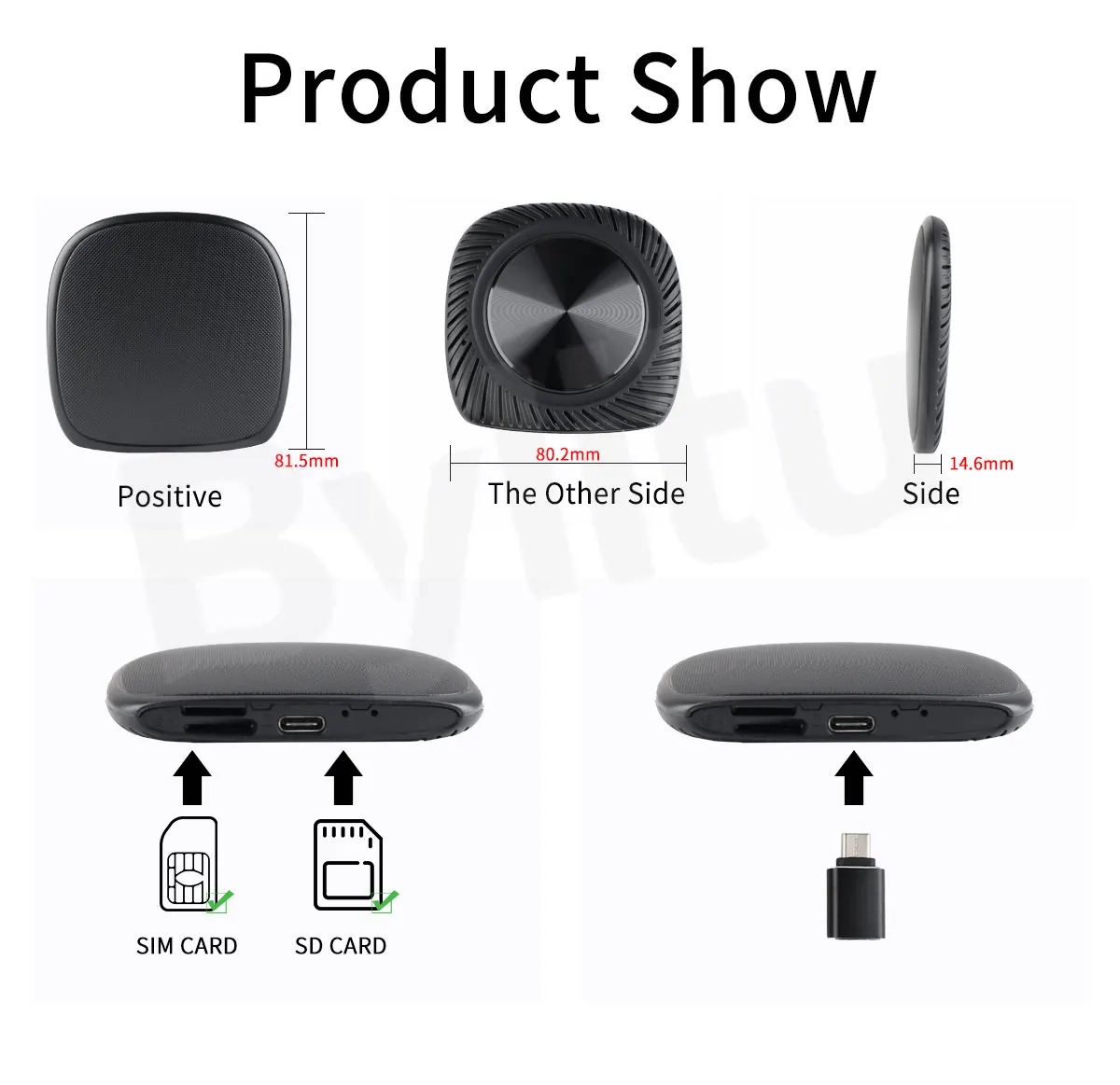 $150.28 CarPlay Android Mini Ai Box Android9 Wired To Wireless Qualcomm8-core 4G+64G Plug and Play For Volvo Ford Benz VW Audi