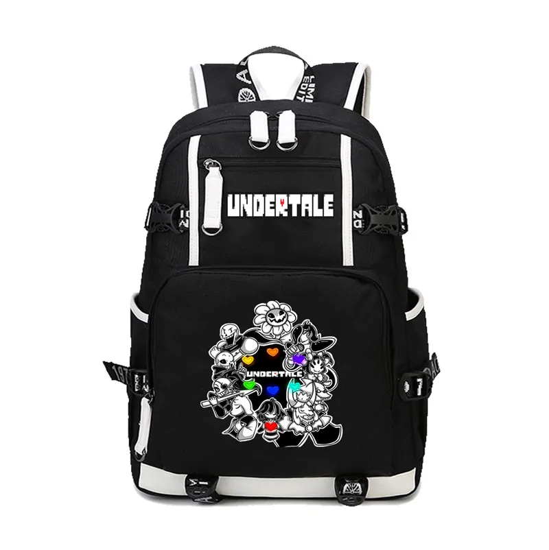 Игра Undertale Frisk/Toriel/Sans pixel Скелет школьный рюкзак с печатью сумки мальчики девочки