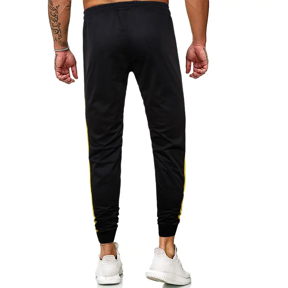 Loldeal Men Fashion Jogger Patchwork Hip Hop Slim Street Style Sports Fitness Pants |