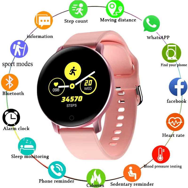 Оригинальные Смарт-часы X9 с круглым экраном спортивные для фитнеса шагомером