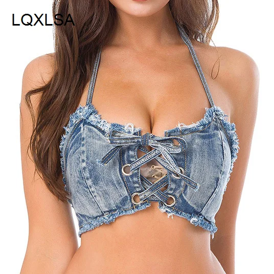 

Low Waist Denim Women's Shorts 2021 Summer Fashion Jean Cotton G-String Shorts Ladies Skinny Sexy Club Super Short Jeans Female