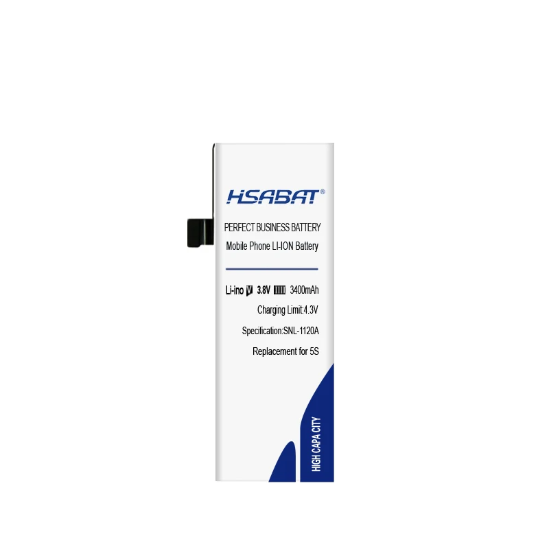 for 5S 5C 3400mAh HSABAT аккумулятор высокой емкости для iphone 5 для iphone 5S 5C 6 6S 7 Бесплатные инструменты+ наклейка - Цвет: for 5S 5C 3400mAh