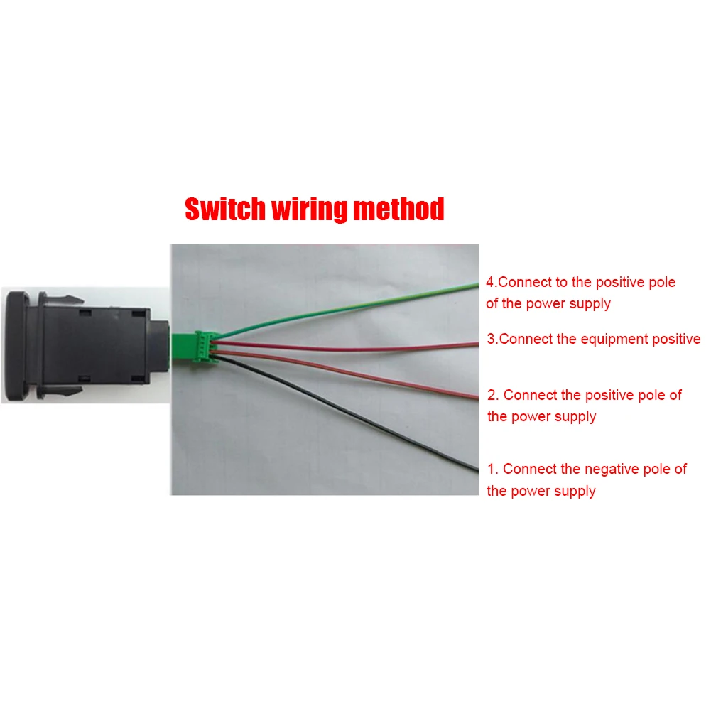 Светодиодные противотуманные фары 12 В с кнопкой управления яркостью и проводом