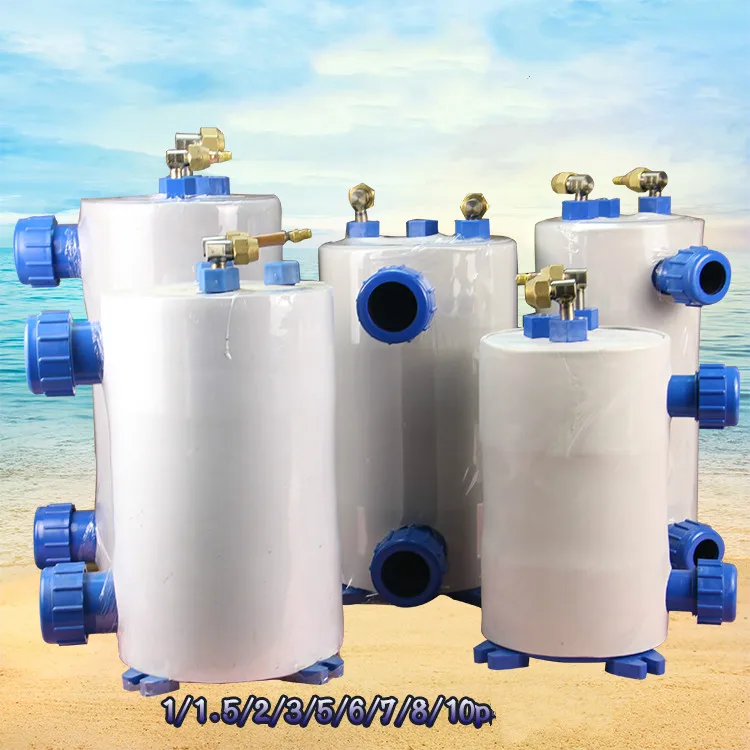 Чистый титановый испаритель 3.0HP резервуар для воды холодный и теплый чистый