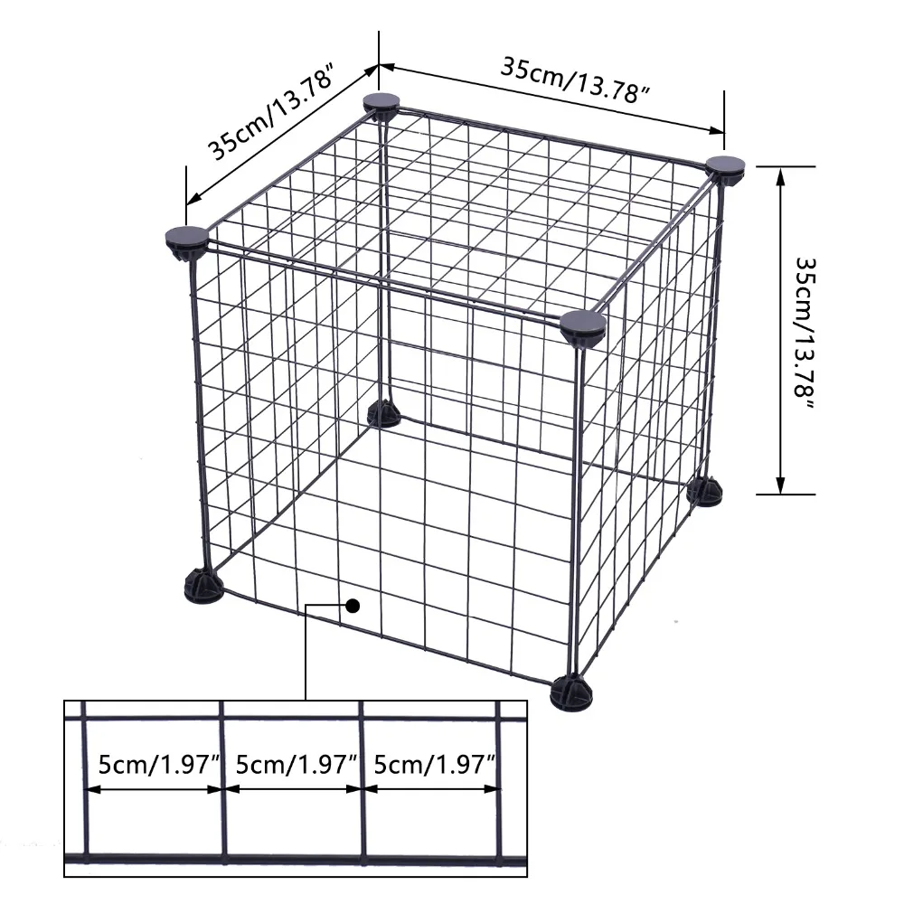 

DIY Foldable Pet Playpen Crate Iron Fence Puppy Kennel House Exercise Training Puppy Kitten Space Dog Gate Supplies For Rabbit