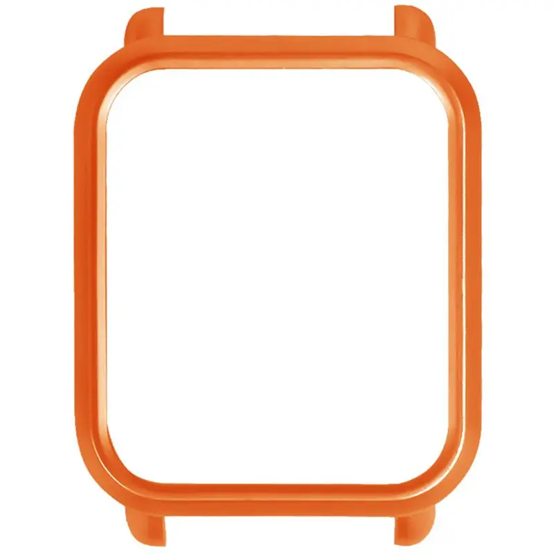 2 шт Смарт часы защитный чехол тонкая рамка PC для Huami Amazfit Bip оранжевый и