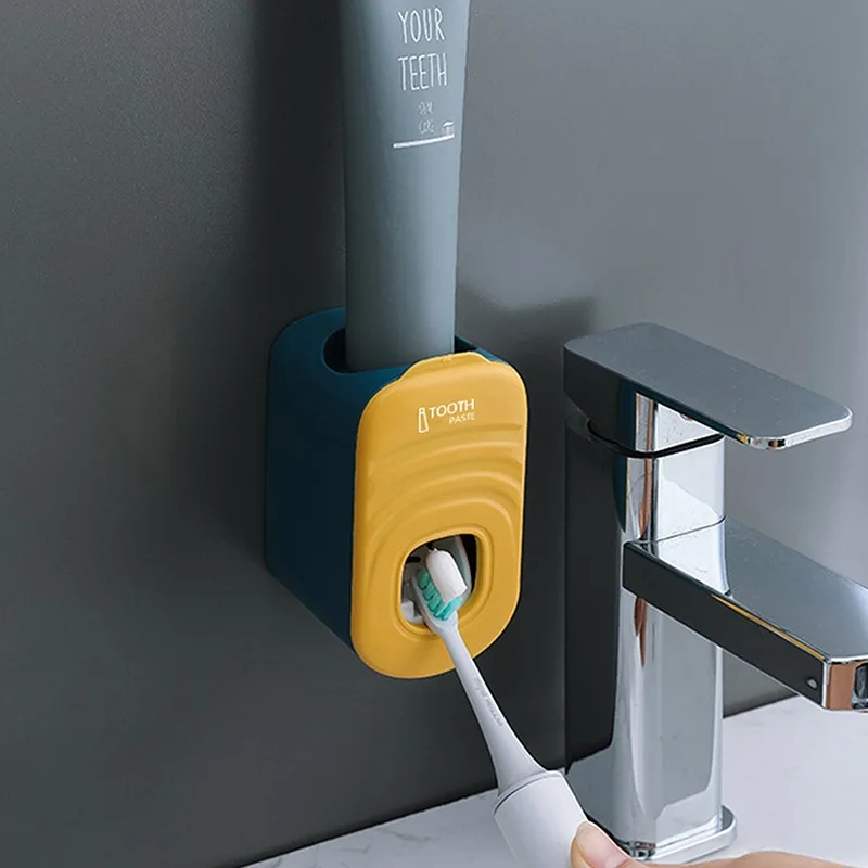 Настенный дозатор зубной пасты автоматический пылезащитный держатель для