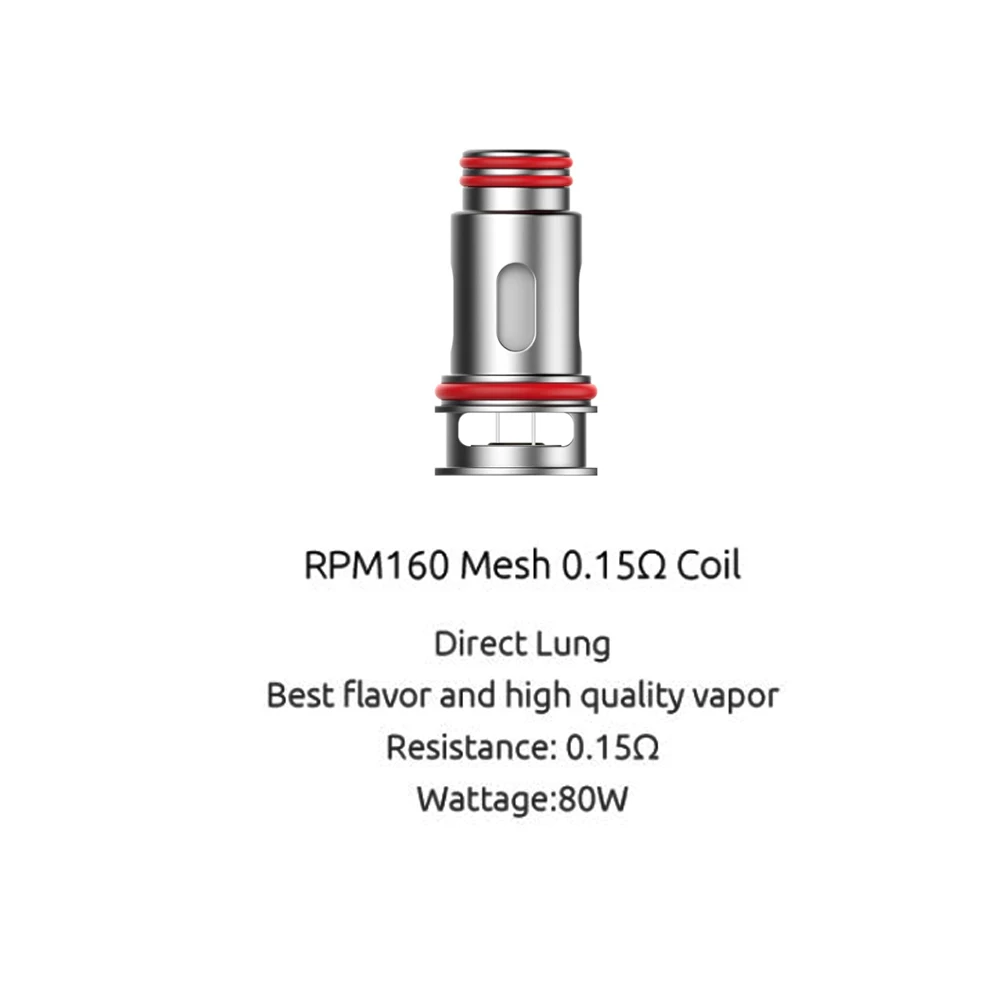 Оригинальная электронная сигарета SMOK RPM160 Нагреватель 160 оборотов в минуту