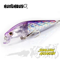 hunthouse minnow fishing lures 99mm 15g minnow lure tungsten weight system floating baits depth 0 1 0 3m