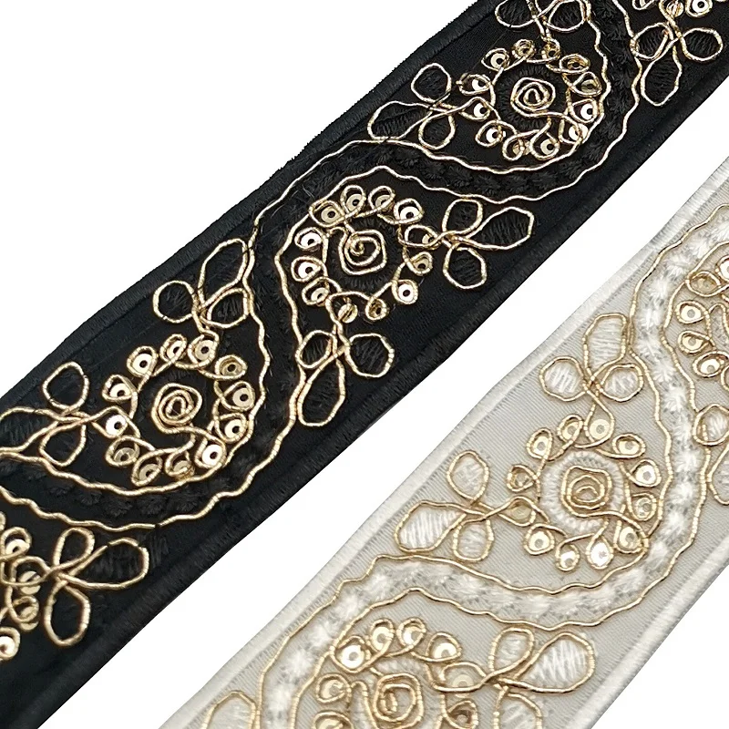 

1 Yard DIY Jacquard Lace Ribbon Embroidered Garment Lace Ribbon