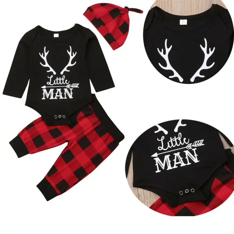 Лидер продаж Новинка комплект из 3 предметов для новорожденных Одежда маленьких