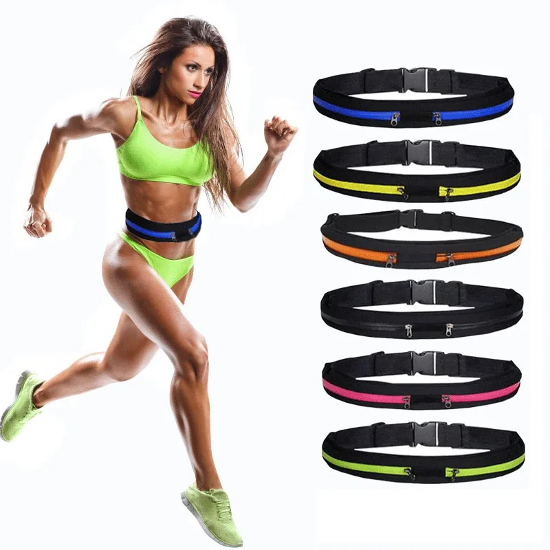 

Уличная портативная поясная сумка для велоспорта, бега, спортивная сумка для фитнеса, поясной ремень, водонепроницаемый, с защитой от кражи,...