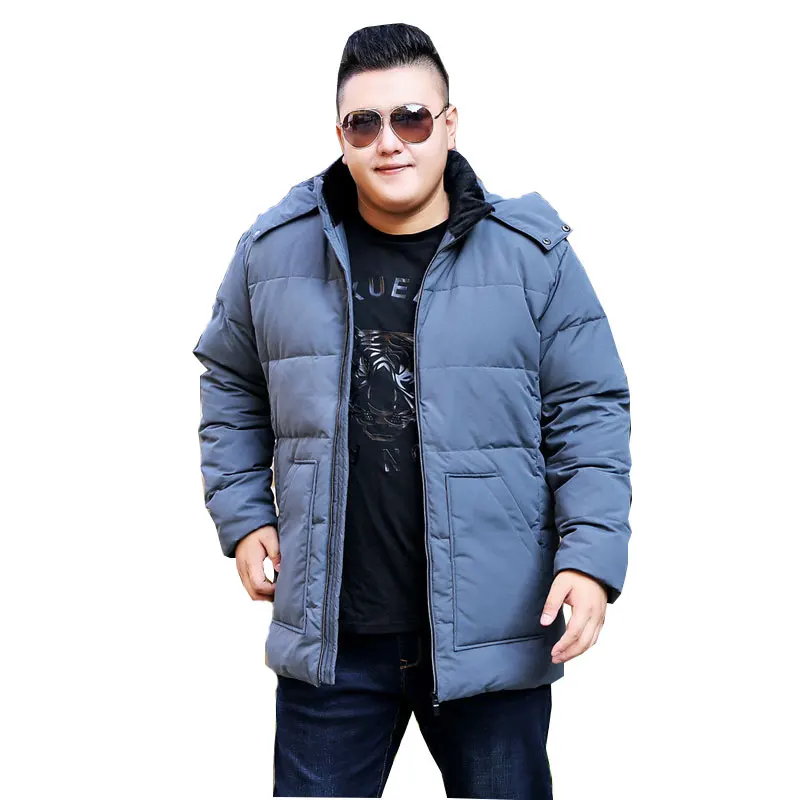 Мужская зимняя куртка модная теплая хлопковая парка с капюшоном повседневная