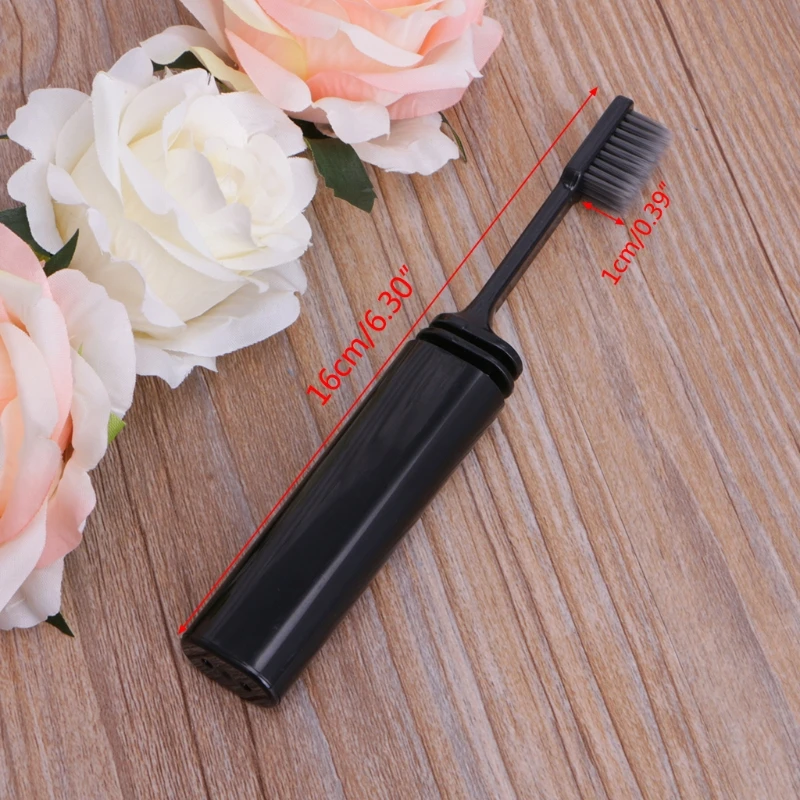 

Bamboo Charcoal Foldable Travel Camping Outdoor Toothbrush Oral Care