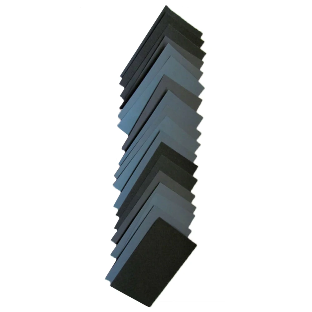 Абразивная Бумага для сухих и влажных наждачных работ 16 шт. зернистость 400 600 800 1000