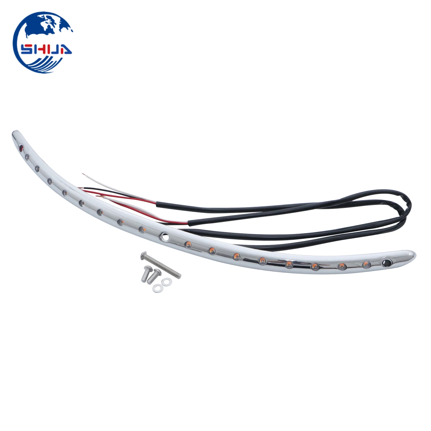 Motorcycle Windshield Trim Turn Signal LED Light Chrome For Harley Touring Electra Glide Street Ultra Limited 2014-2016-18 | Автомобили и