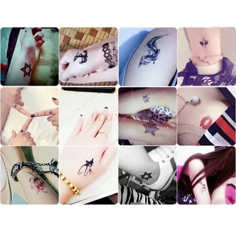 

tattoo sticker Finger tattoo stickers waterproof clavicle stickers for boys and girls lasting girl heart personality English