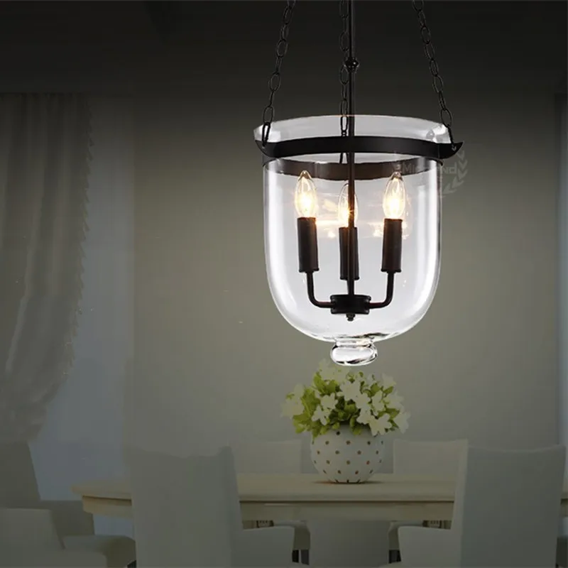 Винтажная Подвесная лампа в винтажном стиле черная винтажная для гостиной