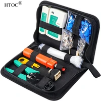 htoc 9 in 1 crimp network tool kit computer maintenance repair tools cable crimping pliers tester connectors for rj451112