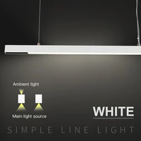 scon 1 2m kitchen dining table bar white linear suspension lamp led pendant 30w ceiling spotlight line hanging light fixture