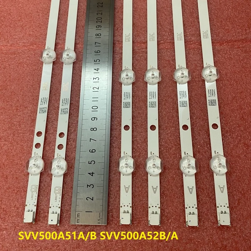 Светодиодная лента 6 шт. для D50F289M4CW JVC LT-50C750 50HB6T72U P50D300FP VES500UNDA-2D-N11 VES500UNDC-2D-N12 078HS