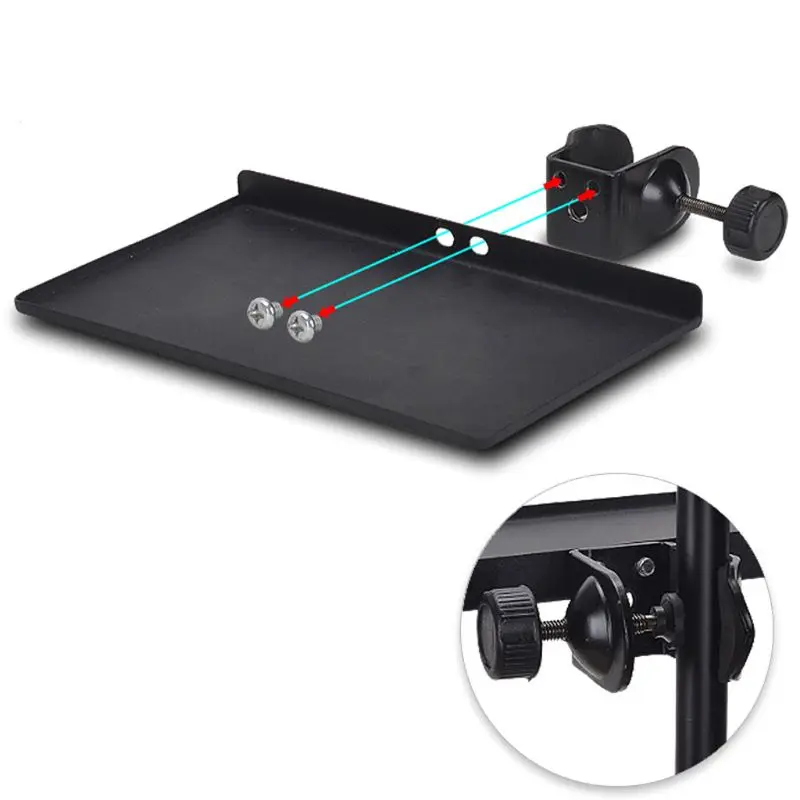 

200x130 мм звуковая карта лоток Live широковещательный микрофон стойка подставка держатель для мобильного телефона