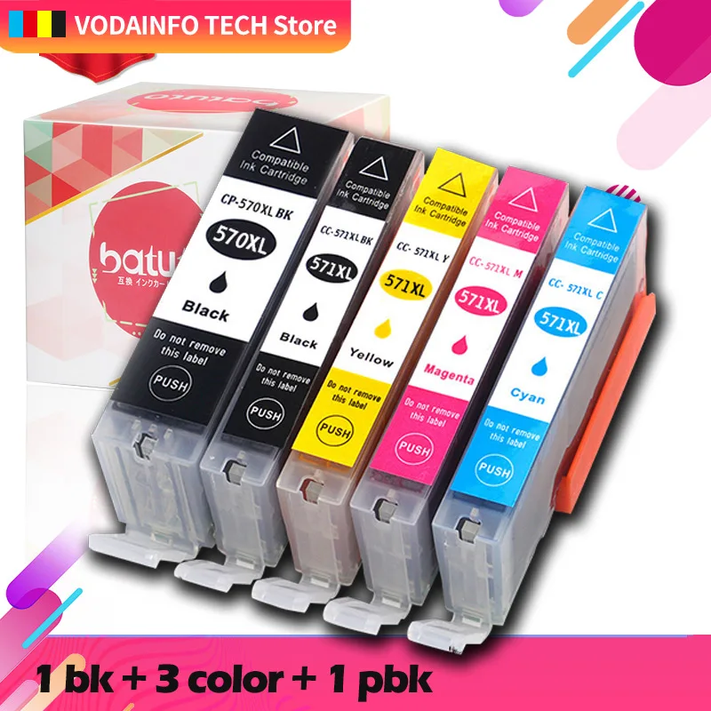 570 571 PGI CLI совместимый картридж с чернилами для принтера canon PIXMA MG5750 MG5751 MG5752 MG6850 MG6851