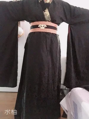 Yi Wuhui черный мужской костюм принца ханьфу для аниме г-н любовь двойной седьмого