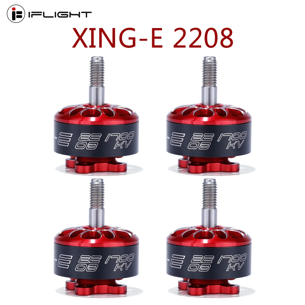 1 /2 /4 шт. iFlight XING E 2208 КВ/кв 3 6S бесщеточный двигатель для радиоуправляемых моделей FPV