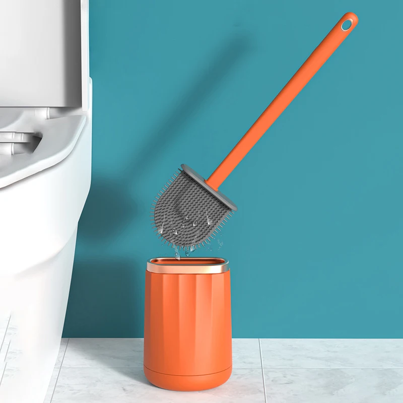 Силиконовый держатель для туалетной щетки туалетная ершика настенные чистящие