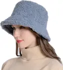 Панама унисекс, однотонная, осенне-зимняя, из овечьей шерсти