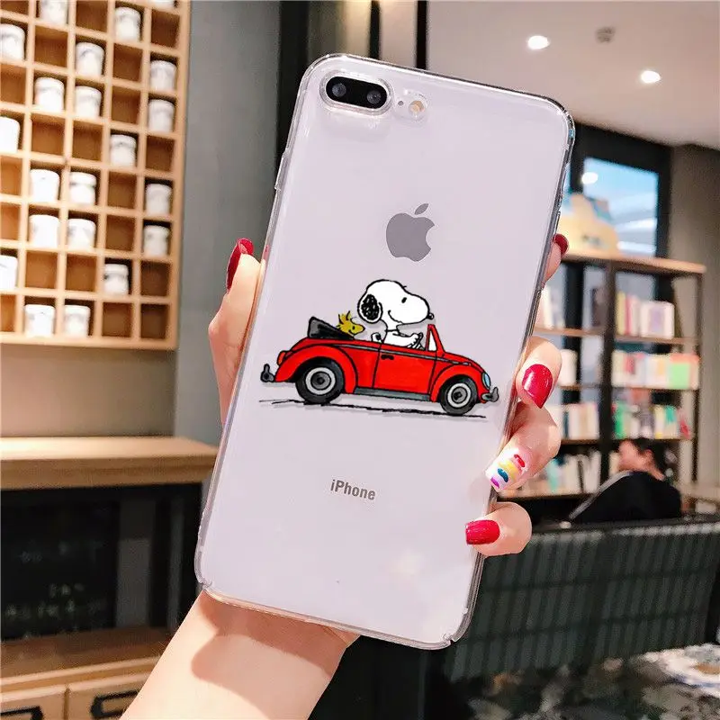 Yinuoda мультфильм Чарли Браун и собака Новинка чехол для телефона Fundas iPhone 8 7 6 6S Plus X XS