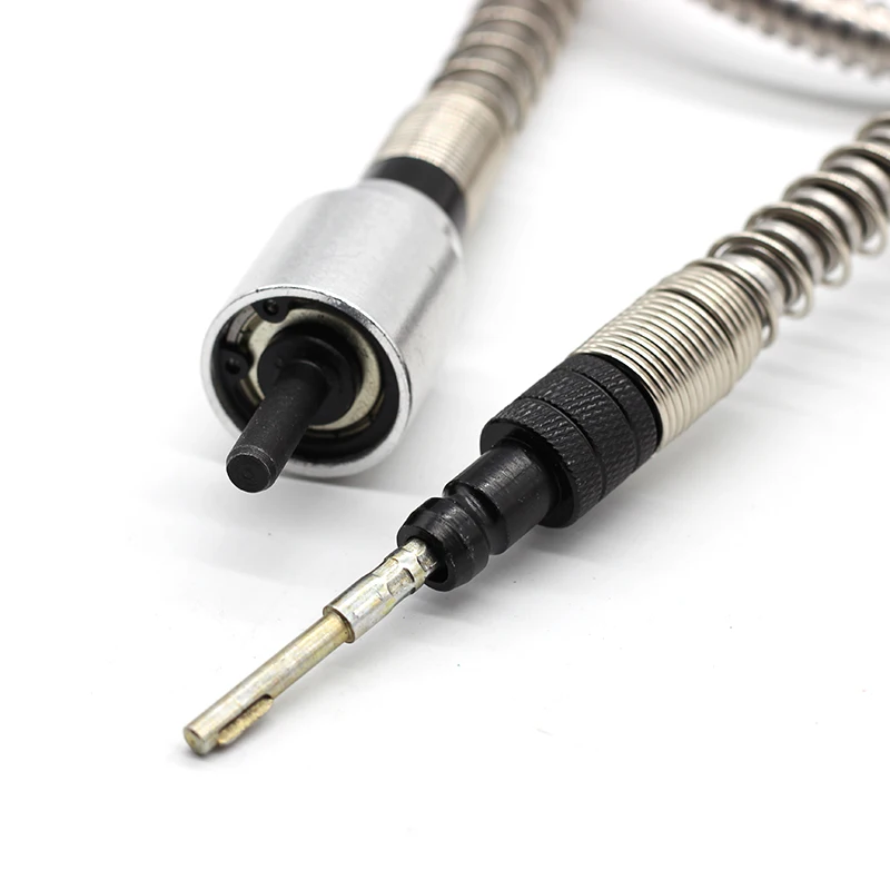 

6mm Rotary Angle Grinder Tool Flexible Shaft Fits + 0.2-6.5mm Handpiece For Dremel Style Flex Shaft Electric Drill Rotary Tools