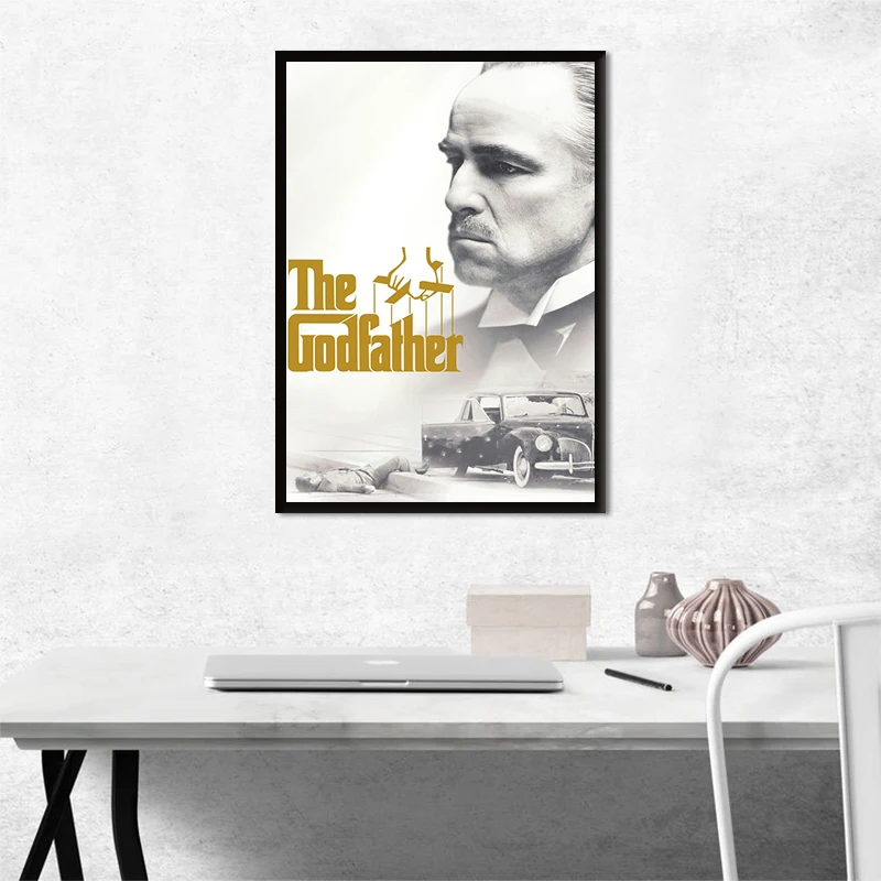 

No Frame HD Home Decoration Printing Godfather 1972 Movie Poster Canvas Oil Painting Living Room Decoration