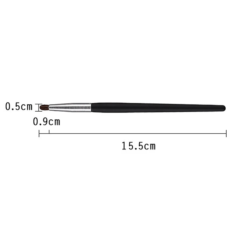 Профессиональный 1 шт. черный конический блендер для растушевки искусственная