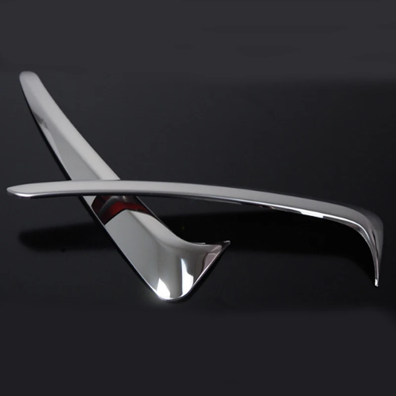 

Stainless Steel Front Fog Lamp Light Trim For Toyota yaris vitz 2017 2018 2019 Car Accessories