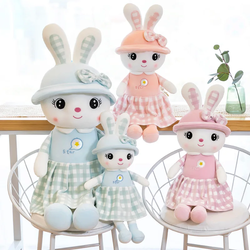 

Бесплатная доставка 50/70/90/110 см милый кролик плюшевые игрушки картонные куклы для девочек подарок на день рождения мягкие детские игрушки Ан...