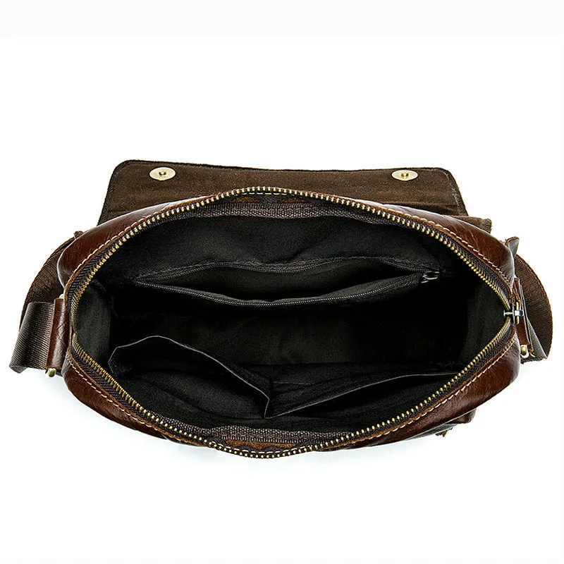 BOLEKE Leather Mens Shoulder Bags Vintage Men Messenger Crossbody Small Men's Bag Handbag For | Багаж и сумки