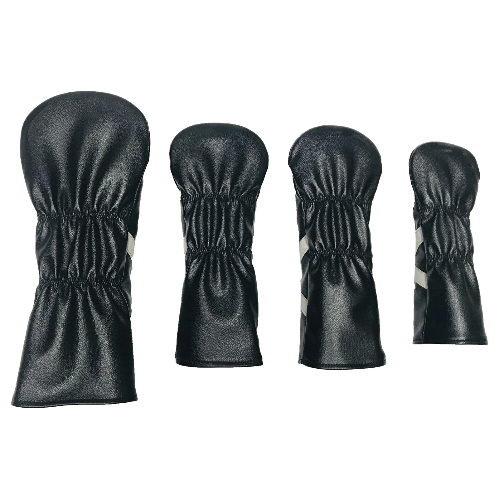 

4Pc Golf Club Head Covers Headcovers Protecter Guard for Wood Hybrid Fairway