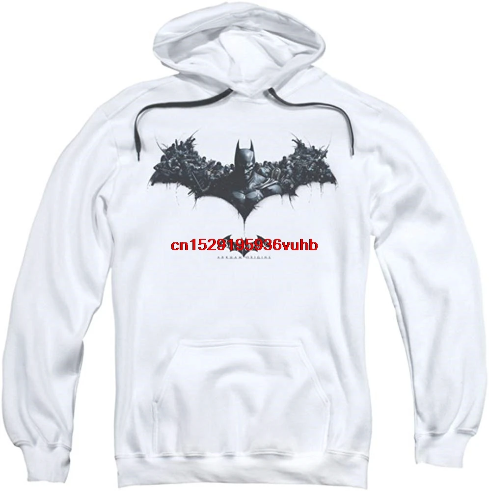 Мужские толстовки с забавным принтом толстовка капюшоном Бэтмен Аркхэм летучая