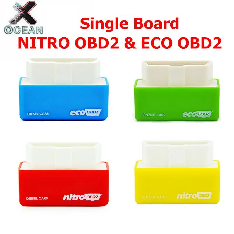 Одна плата Eco OBD2 и Nitro бензиновая штепсельная вилка производительность привода